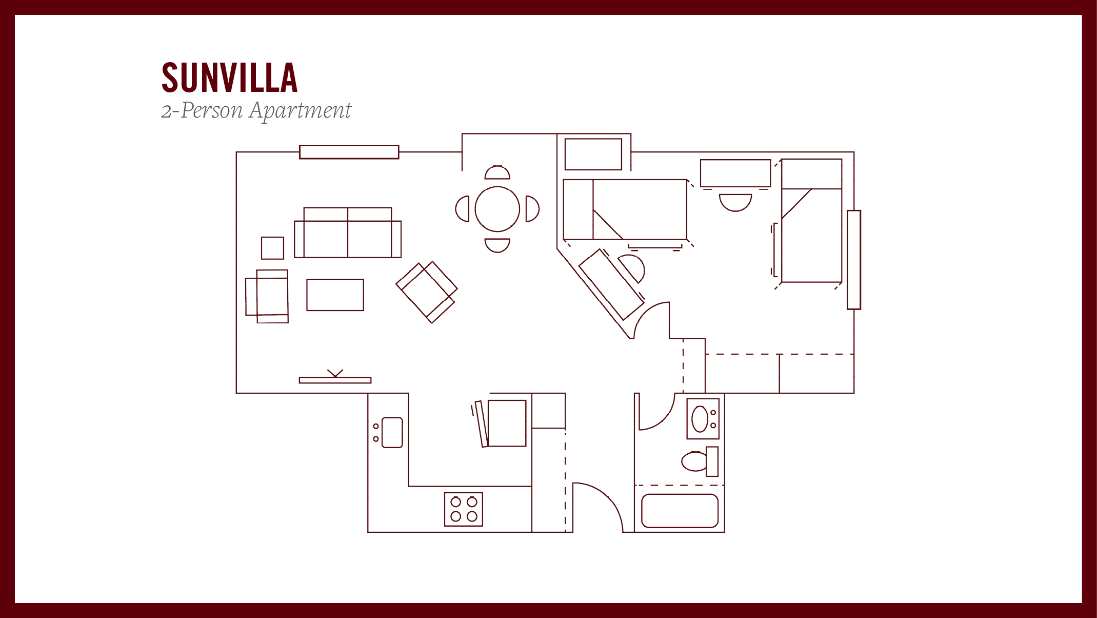 Sunvilla 2-person apartment