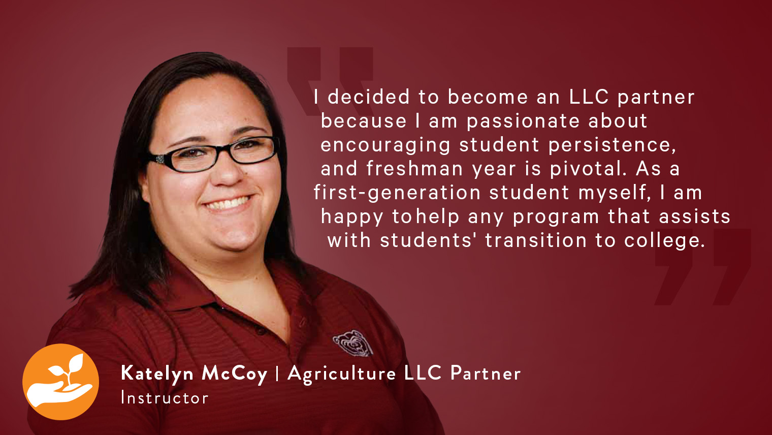 Quote from Katelyn McCoy - Agriculture LLC partner