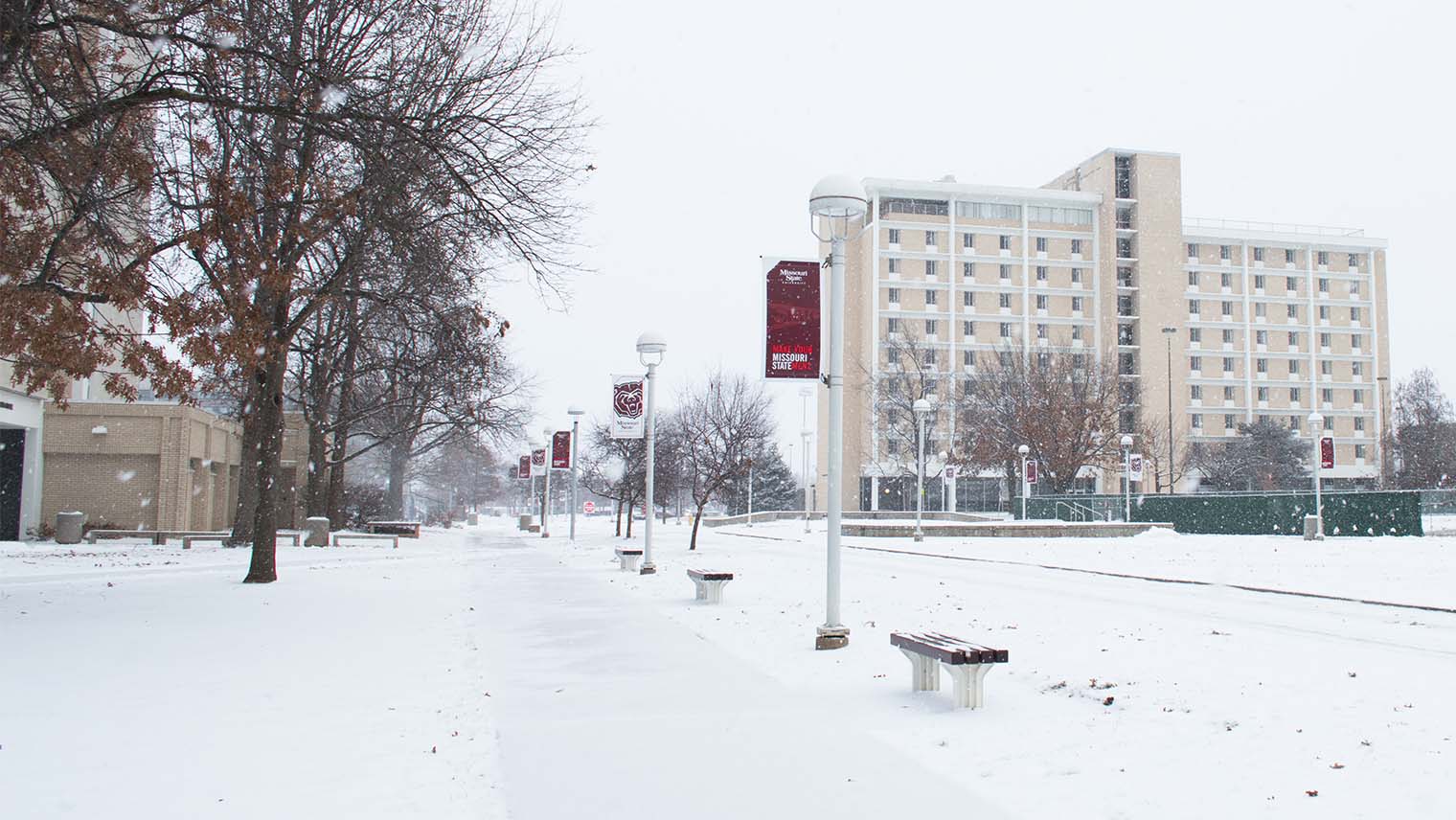 snowy campus