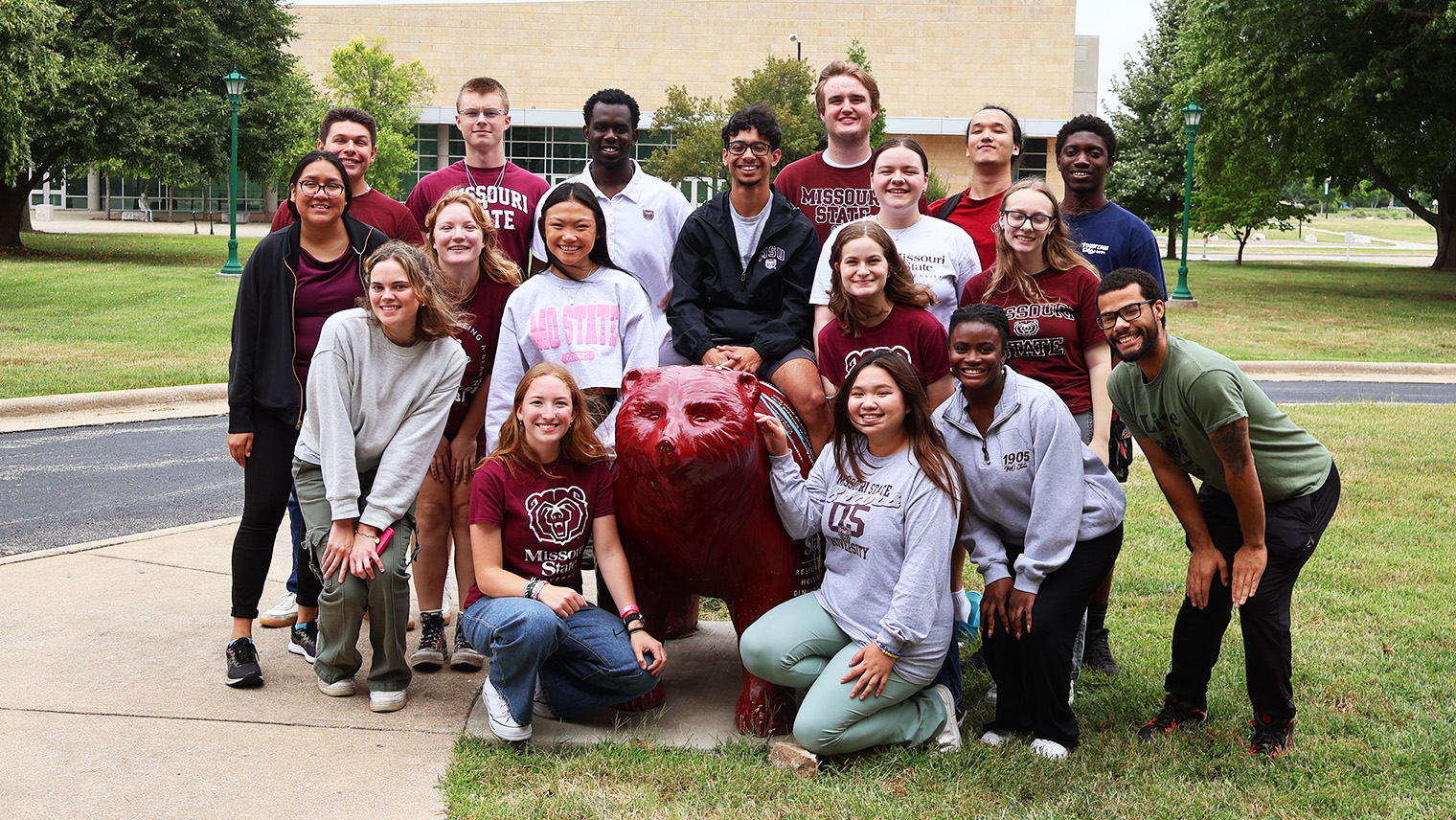 Resident Assistants smiling