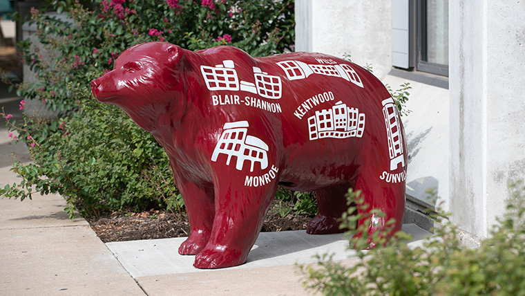 Bear statue