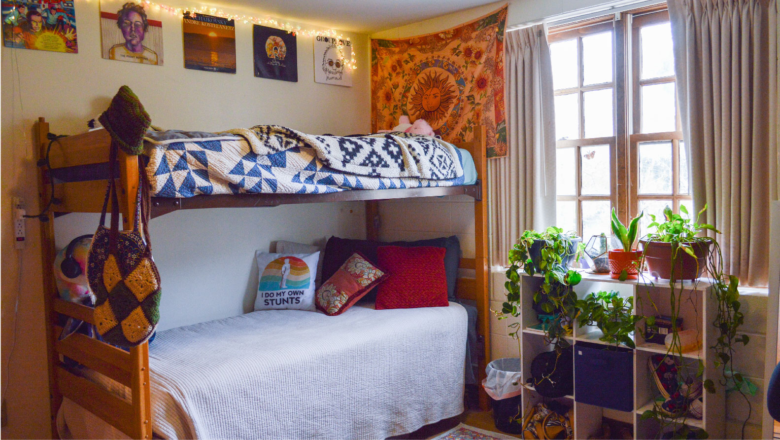 bedroom with bunked beds